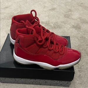 Jordan Red Athletic Shoes